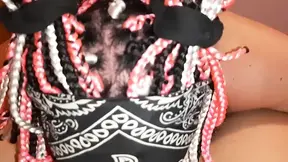 Deepthroat Eating a Big Cock