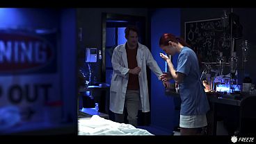 18 Yo Teen Matty Mila Perez Pranked by Her Boss - Coworker Babe Frozen In Time