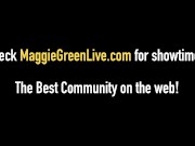 Full Figured Maggie Green Gets Her Mouth Fucked!