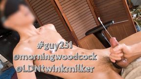 Hour long twink edging and polishing with massive cumshot #guy251 @morningwoodcock