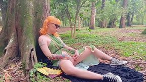 Jerking Off At A Public Park