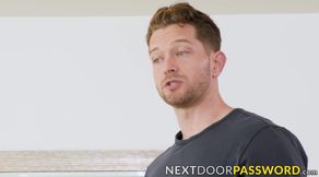 Carter Woods bareback smashes muscled hot neighbor Johnny Donovan