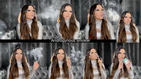 Androgynous smoker