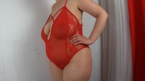 Lace Lingerie Try on