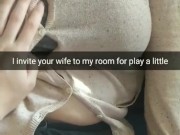 I fuck you wife in all holes no-condom and creampie her ass,cuck [Snapchat]