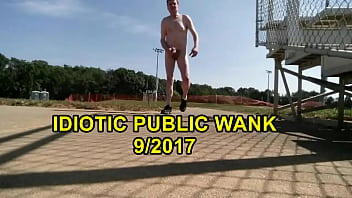 Idiot Jack Off at Base Ball Park 9-2017