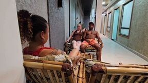 AFTER THE POOL BATH, THE FRIENDSHIP STORY ENDS IN SEX BETRAYING THE FRIEND'S TRUST BY GIVING IT TO HER HUSBAND