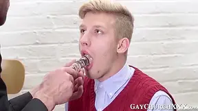Priest Uses Sex Toys On Small Catholic And Drills Him Condomless