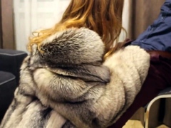 Romantic Tease in Fur for BDSM Blowjob