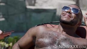 Handsome jock Jimmy Fit gets his ass rigorously stretched by my big black cock
