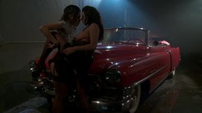 celeste star and lindsey mckenzie fuck on the roof of a vintage car