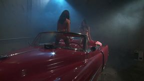 celeste star and lindsey mckenzie fuck on the roof of a vintage car