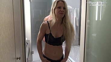 Behind The Scenes Of Caroline De Jaie Morning sex before Gym