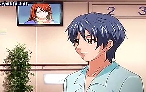 Nasty anime nurse rids in hospital