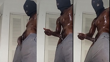 Hot guy talking dirty daddy's horny and ready to stretch your slutty tight pussy out huge cumload!