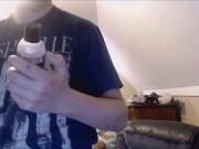 Using stepsister cum lube to CUM