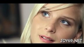 Awesome Miela is sucking a marital-device