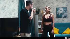 ”Hot Stepmommy Doing Yoga - Shalina Devine Freeuse & Getting Her Large Tits Sucked”