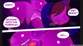 DELTARUNE -  Big Ass Susie Fucks Kris in his own house