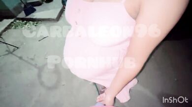 Latina milf’s tight ass takes a warm charger while nine months pregnant