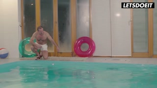 Busty StepMom Victoria Summers Has Rough Sex At The Pool - LETSDOEI