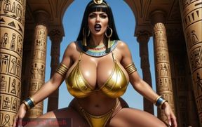 Gol Cleopatra Fantasy Dance Tease Gooning