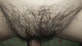 I got pleasure in fucking the hot pussy of a desi girl after making her on the bed in the cold weather.