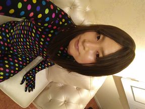 Man&#039;s Daughter Colorful Whole Body Tights Masturbation