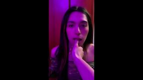Big Brown Eyed Femboy Sucking Her Lover&#39;s Cock