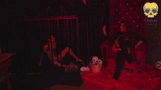 Dominating and biting Danyel Mast session BDSM No1