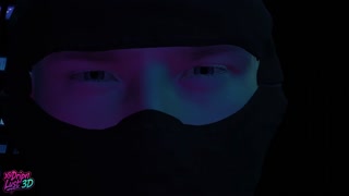 Two Hard Cocks Break Kasumi In From Both Ends, No Mercy for the Ninja Slut!