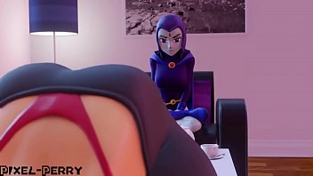 Raven and Starfire Animation Futa