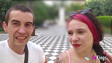 Spanish tourist in Seville explores the city and gets FUCKED IN PUBLIC: No limits to Inna