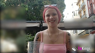 Spanish tourist in Seville explores the city and gets FUCKED IN PUBLIC: No limits to Inna