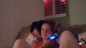 Unnoticed by her, the boyfriend secretly captures the moment she lovingly