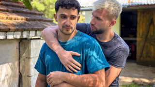 Blowjob, sædsprut, fingring, håndjobb, uten kondom, dyp strupe, beste venn, muskel – POV hardcore-film av Antu Burghos, Dragon Rojo og El Aleman, i rumpa