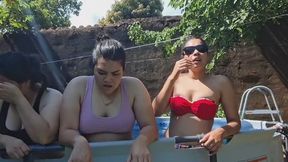 Sneezing in the pool