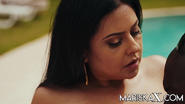 MARISKAX Latina Mariska has her ass stretched by a BBC