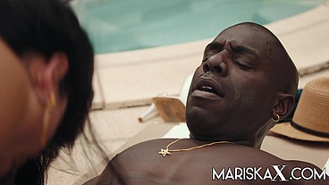 MARISKAX Latina Mariska has her ass stretched by a BBC