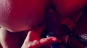 pegging him with my two side strapon