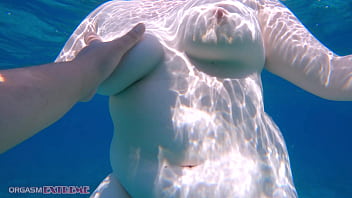 Curvy German BBW in bikini caught on GoPro by perv voyeur