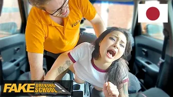 Rae Lil Black Grips Instructor's Thick Cock in Her Tight Japanese Pussy