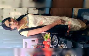 Big Boobs Neighbor Bhabhi Fucking in Kitchen