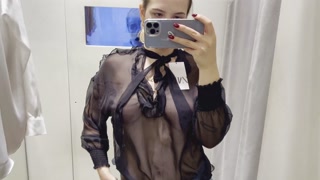 ZARA see through try on haul