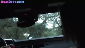 Hot butt&#x1F351;-sex bae gets taken by wild lez in intense bum play