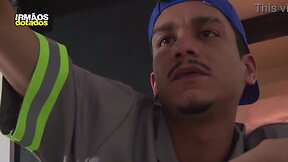 Shocking encounter: interracial electrician fills my ass with cum