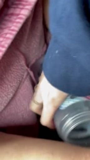 I had to pee while driving … ended up in a cup .. should I make a mess on the seat next time?