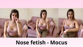 Nose fetish - Mucus