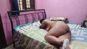 Hot Tamil Girl Playing with Brinjal