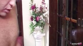 Blonde Skinny Shemale Rafaela Fucked Anally by Neighbors